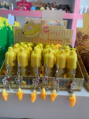 Gloss chaveiro banana