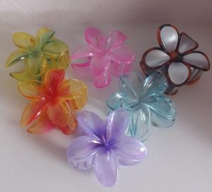 Presilha Flor acrílico