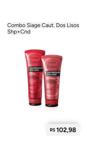 Combo Siàge cauterização dos Lisos