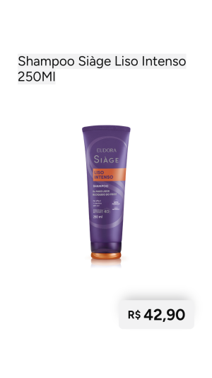 Shampoo Siàge Liso Intenso