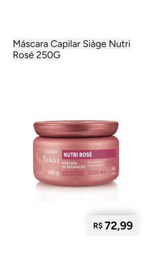 Máscara capilar Nutri Rosé